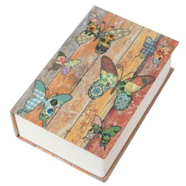 Simulation Book Safe Box,Yosoo Big Size 7 x 4.5 x 2 inches Hidden Secret Diversion Book Safe with Key Lock Money Cash Jewellery Box Bset Christmas Gift for Children (style 3)