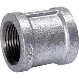 PlumberStop - 3/8 GALVANIZED COUPLING, Galvanzied Steel Malleable Pipe Fittings, Steel For Heating Industrial Residential Commerical Plumbing