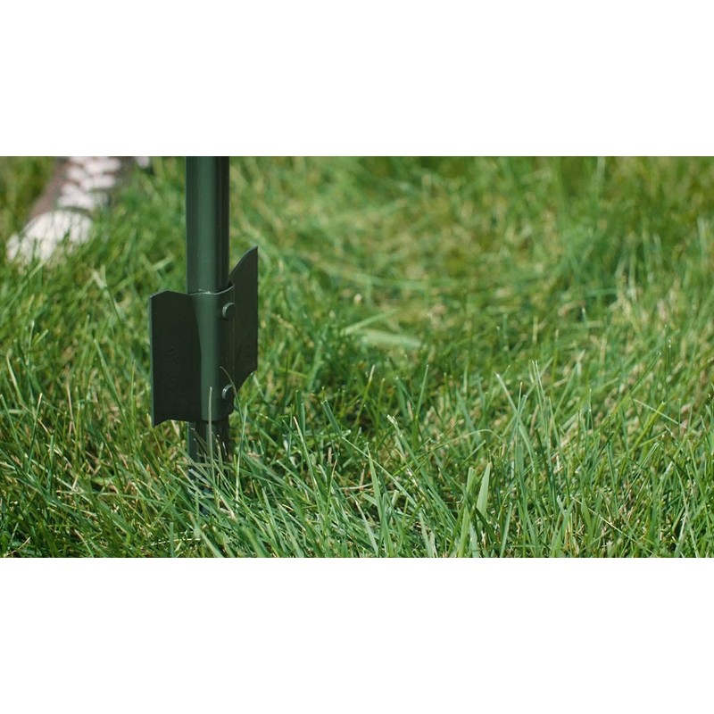 VASGOR 6 Feet Sturdy Duty Metal Fence Post – Garden