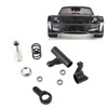 RC Steering Assembly Black High Strength Shock Absorption Steering Link