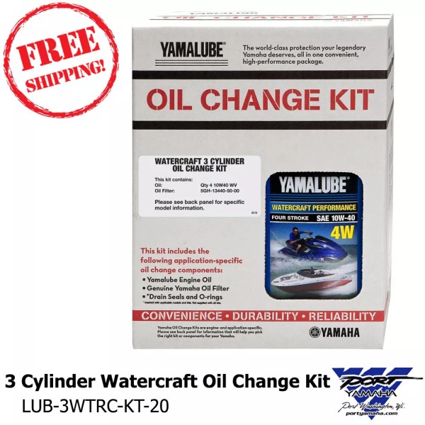 Yamaha Watercraft 3 Cylinder Oil Change Kit - VX EX