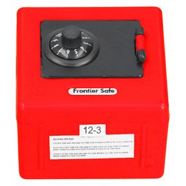 Money Saving Box, Coded Lock Large Space Safe Coin Cash Banks for Kids for Daily Use(red)