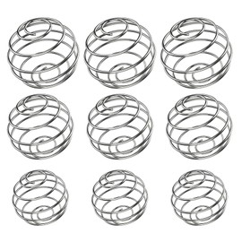 9 Pcs Mixer Ball Set, Stainless Steel Shaker Ball for Drink Bottle Shaker Cup, Spring Ball Mixing Wire Whisk Ball for Shaker,Drinking Bottle Cup (3 Small, 3 Medium, 3 Large)