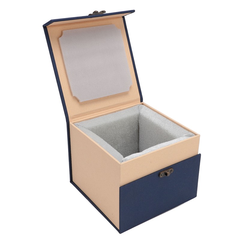 Ball Jointed Doll Head Storage Case Linen Fabric Protective Carrying