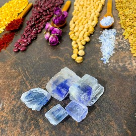 250-gr Rare Ancient Blue Rock Salt - 80+ Minerals, Natural, High Potassium, Low Sodium, Gourmet 250-Gr