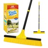 18”Push Broom Brush for Floor Cleaning with 60” Long Handle