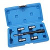 5pcs Diesel Injector Seat Cutter Tool Set High Hardness Rugged