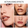 3 Pcs Abziehbarer Lippenkonturenstifte, Wasserfester Abnehmbarer Lipliner, Plump Lip Lines