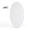 TRANSON 3 Sizes Oval Shaped Stretched Canvas Primed Ready for