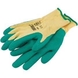 Draper Gardening Latex Coated Gloves | Heavy Duty Working Gloves | Safety & Protection | Multi Purpose | 82603