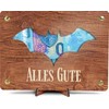 Fledermaus Deko - XL Geldgeschenk aus Holz inkl. Ständer |