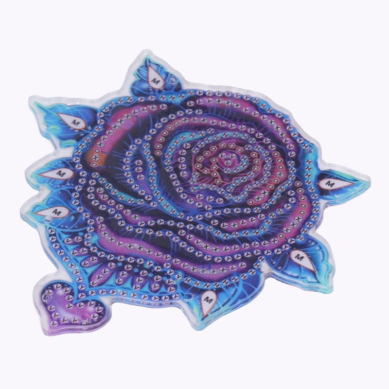 Diamond Painting Pendant DIY Rose Diamond Painting Window Hanging Decoration