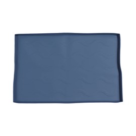 Grill Mat Silicone Blackstone Griddle Top Cover Anti Sticky Grill Protective Cover Mat 22inch Dark Blue