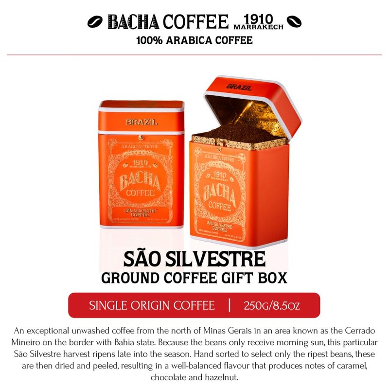 Bacha Coffee | São Silvestre Single Origin, Ground Beans, Medium