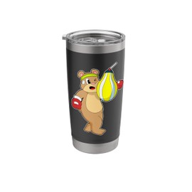 Bear Boxer Punching bag Boxing Stainless Steel Insulated Tumbler