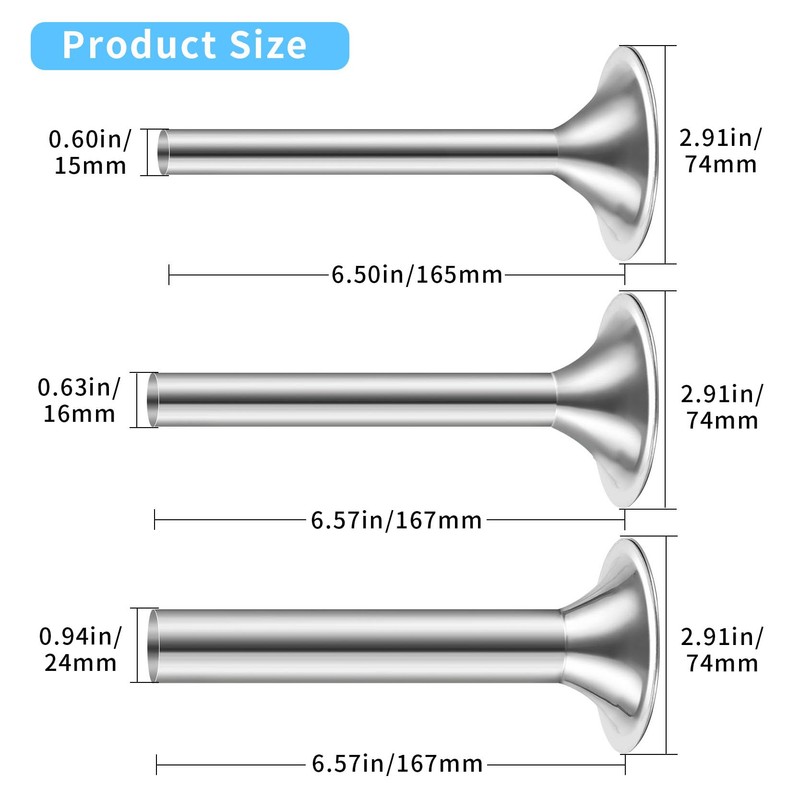 Gdrtwwh Sausage Stuffer Stuffer Tubes for Meat Grinder Attachment,#12 Sausage