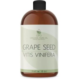 Grapeseed Oil 포도씨유 8온스 - 순수하고 천연 성분이며 부분적으로 여과된 오일 머리카락 피부 두피 바디 케어 보습제에 Grapeseed Oil 8oz - Pure and Natural Ingredients, Partially Filtered Oil for Hair Skin Scalp Body Moisturizing Care