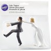 Wilton "Oh No You Don’t" Wedding Cake Topper Figurine, 6.3"
