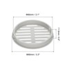 sourcing map 20Pcs 80mm/3.1in Air Vents Circular Soffit Vents, Grey
