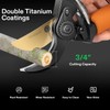 VIVOSUN 8.5" Bypass Pruning Shears for Gardening, Heavy-Duty Garden Scissors,