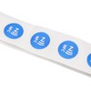 Ausla 30pcs NFC PVC -Aufkleber Wassersicher, 504 Bytes Programmierbare NFC