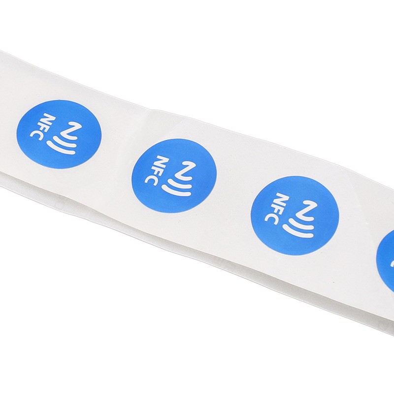 Ausla 30pcs NFC PVC -Aufkleber Wassersicher, 504 Bytes Programmierbare NFC