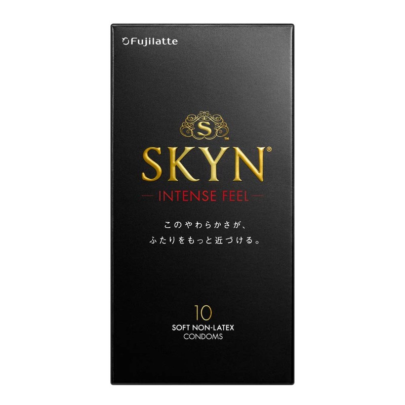 【SKYN (スキン) Intense feel】 つぶつぶ コンドーム 10個入 【柔らか素材で自然な使用感】 不二ラテックス