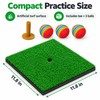 Artificial Turf Golf Hitting Mat for Swing & Chipping Practice