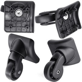 Tobeso-Nuoze Luggage Wheels Replacement Suitcase Wheels Wear-Resistant Spinner Casters Repair Kits （W149,4 pcs