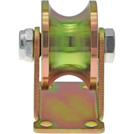 Skelang 2 Inch Bronze U Groove Casters 660 Lbs Load Capacity For Round Tube Track