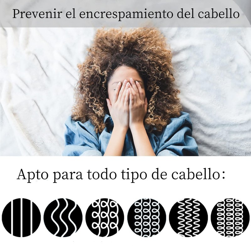 Gorro de Dormir para Mujer, Gorro de Dormir con Forro