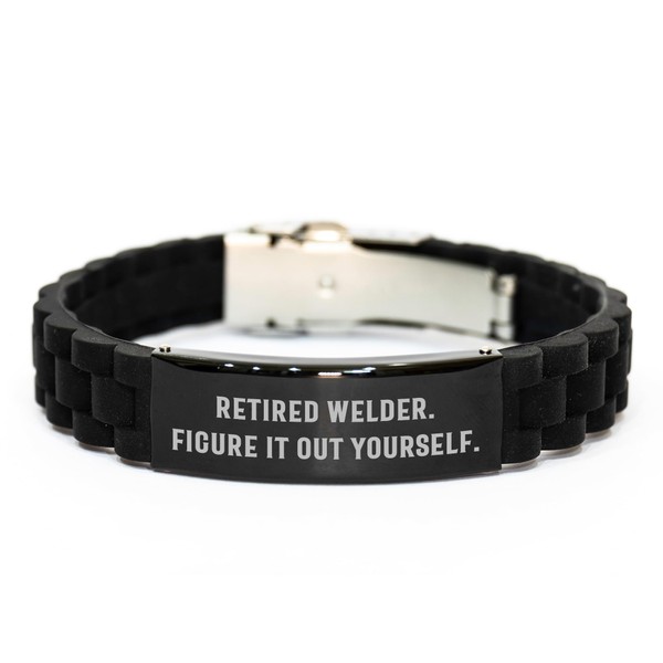 Funny Retired Welder Gifts for Men - Figure It Out