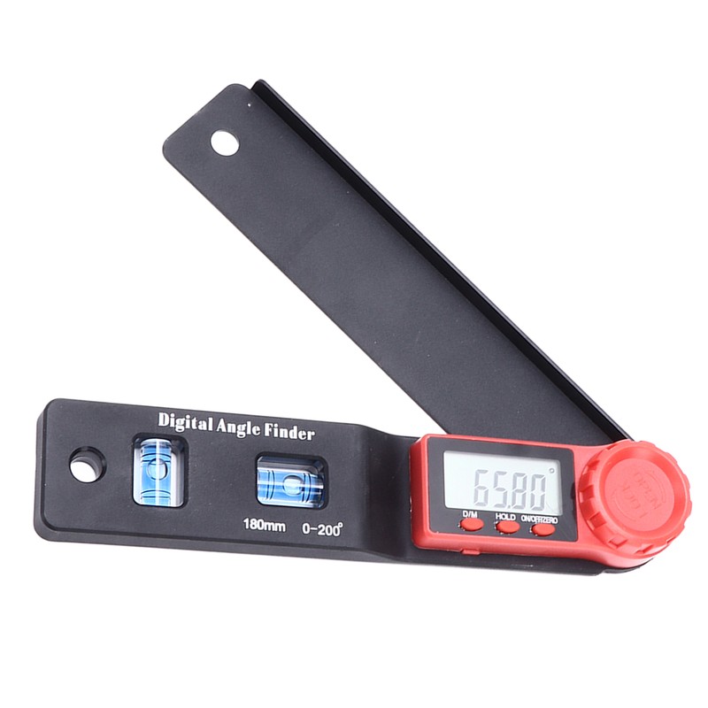 0‑200° Digital Display Angle Finder High Accuracy Electronic Spirit Level