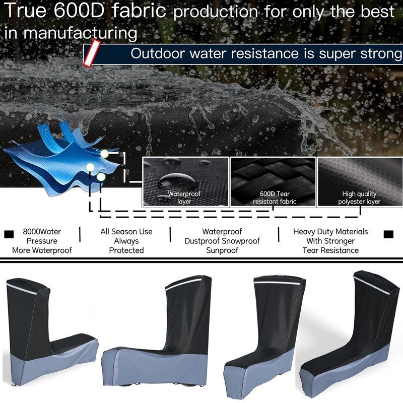 Electric Scooter Cover (300W-3000W) - All Season Universal Fit, Better