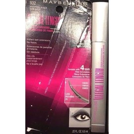 Maybelline illegal Length Fiber Extensions 932-Brownish Black, Loose no package