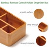 Holzsammlung Desk Organiser Multifunctional Bamboo Storage Boxes Office Box with