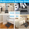 Aliseniors Step Stool with Handle, 400 lbs Adjustable 2 Steps