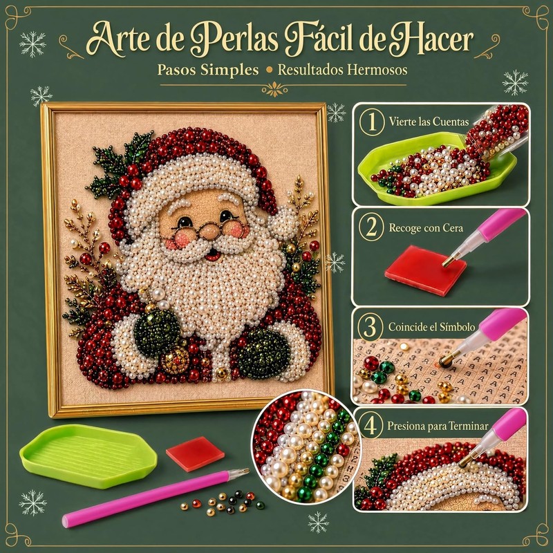 EIVA Kit de Manualidades Diy de Adornos Navideños
