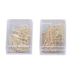 100Pcs Funny Planner Clips Anti Rust Electroplating Process Envelope Coffee