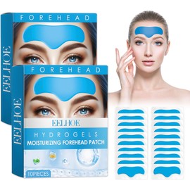 Scettar Pack of 20 Wrinkle Plasters, Moisture and Anti-Ageing Wrinkle Patches, Hydrogel Collagen Protein Forehead Wrinkle Patches, Anti Wrinkle Plasters for Forehead