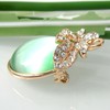 Navachi 18k Gold Plated Green Created-Opal Crystal Fruit Tomatoes Az7990b