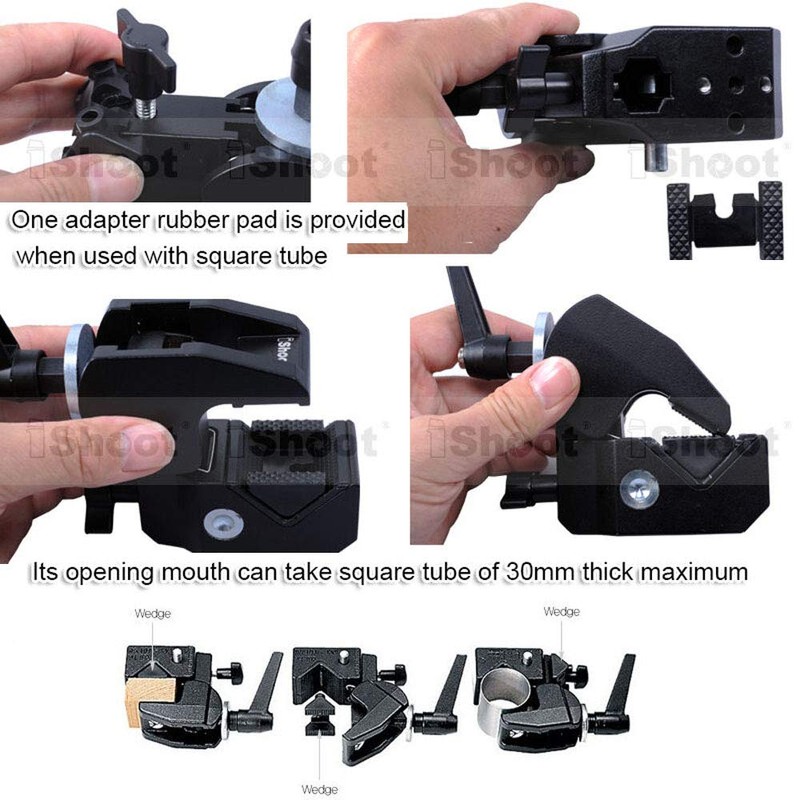 Super Strong Universal Metal Photography Camera Crab Shears Crab Clamp,
