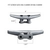 Simplified Living 4" Dock Cleat, Weatherproof Galvanized Cast Iron Boat