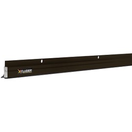 Xcluder Low-Profile Door Sweep, Dark Bronze, 48 in, Rodent Proof