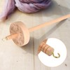 Hand Spindle Spinning Wheel for Wool - Hand Carved Wooden