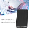 MSATA to USB 3.0 Enclosure, 6Gbps UASP Auto Sleep Aluminium