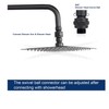 ieron Showerhead Extension 360° Swivel Ball Turn Adapter Head Connector