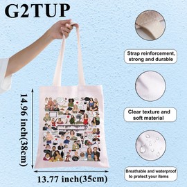 G2TUP Housewife Tote Bag Susan & Bree Fans Gift Housewife ‌Lynette & Gabrielle Shoulder Bag Fairview Mary Housewife Merch, Less Talking Tg