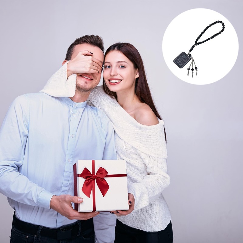 SANDOO Ayatul Kursi for Car - Islamic Car Hanging Ornament,Double-Sided