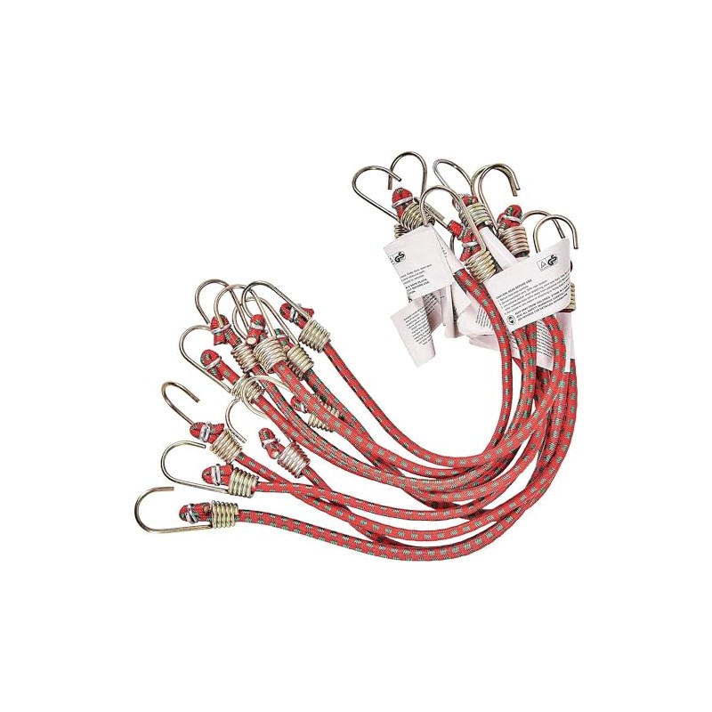 iSeventy9 10-inch (25cm) Mini Bungee Cords Versatile Elastic Stretch Hooks